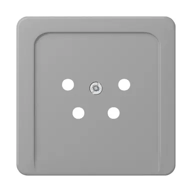 JUNG CD 561 TF GR centraalplaat telefoon 4-polig CD500 grijs