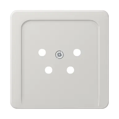 JUNG CD 561 TF LG centraalplaat telefoon 4-polig CD500 lichtgrijs