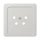 JUNG CD 561 TF LG centraalplaat telefoon 4-polig CD500 lichtgrijs