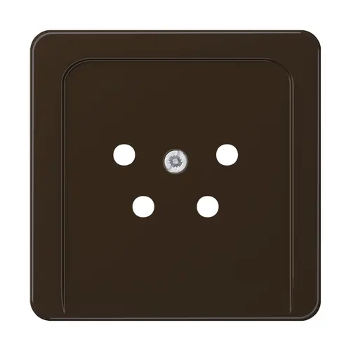 JUNG CD 561 TF BR centraalplaat telefoon 4-polig CD500 bruin
