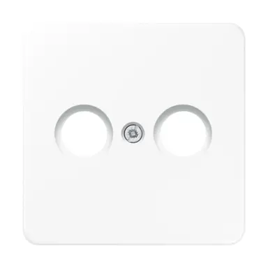 JUNG CD 561 TV WW centraalplaat antenne-coax CD500 alpine wit