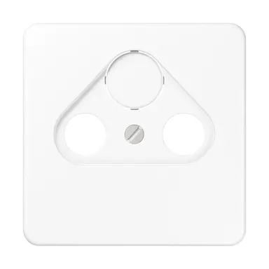 JUNG CD 561 SAT WW centraalplaat coax/sat CD500 alpine wit