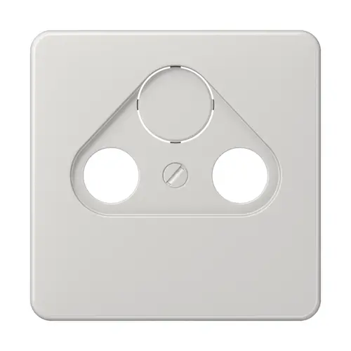 JUNG CD 561 SAT LG centraalplaat coax/sat CD500 lichtgrijs