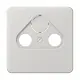 JUNG CD 561 SAT LG centraalplaat coax/sat CD500 lichtgrijs