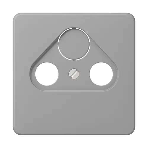 JUNG CD 561 SAT GR centraalplaat coax/sat CD500 grijs