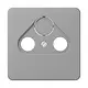 JUNG CD 561 SAT GR centraalplaat coax/sat CD500 grijs