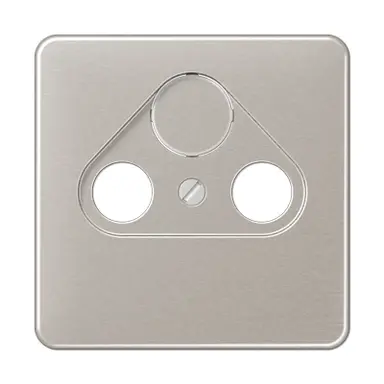 JUNG CD 561 SAT PT centraalplaat coax/sat CD500 platina
