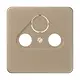 JUNG CD 561 SAT GB centraalplaat coax/sat CD500 goud brons