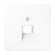 JUNG CD 569-1 UA WW centraalplaat 1-voudig tbv RJ45 wandcontactdoos CD500 alpine wit