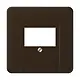 JUNG CD 569 T BR centraalplaat multimedia CD500 bruin
