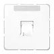 JUNG CD 569-1 WE WW afdekking klikbevestiging met draagring 1-voudig modulair jack CD500 alpine wit