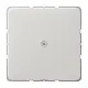 JUNG CD 590 A LG centraalplaat met snoerinvoer en draagring CD500 lichtgrijs