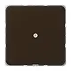 JUNG CD 590 A BR centraalplaat met snoerinvoer en draagring CD500 bruin