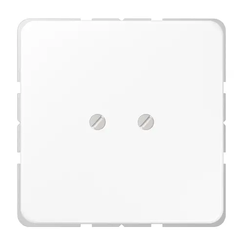 JUNG CD 561 B WW centraalplaat blinddeksel geschroefd incl. draagframe CD500 alpine wit