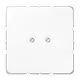 JUNG CD 561 B WW centraalplaat blinddeksel geschroefd incl. draagframe CD500 alpine wit