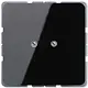 JUNG CD 561 B SW centraalplaat blinddeksel geschroefd incl. draagframe CD500 zwart glans