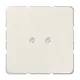 JUNG 561 B centraalplaat blinddeksel geschroefd incl. draagframe CD500 creme