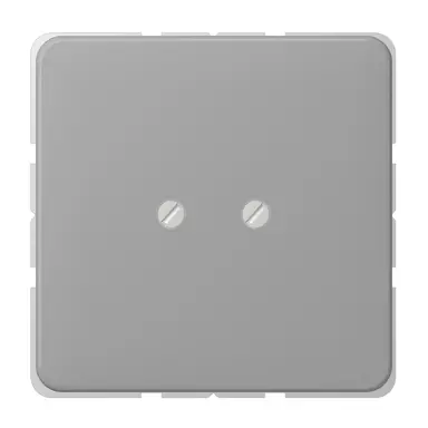 JUNG CD 561 B GR centraalplaat blinddeksel geschroefd incl. draagframe CD500 grijs