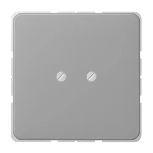 JUNG CD 561 B GR centraalplaat blinddeksel geschroefd incl. draagframe CD500 grijs