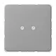 JUNG CD 561 B GR centraalplaat blinddeksel geschroefd incl. draagframe CD500 grijs