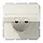 JUNG CD 1520 NBFNAKL wandcontactdoos randaarde Safety+ met tekstvenster en klapdeksel CD500 creme