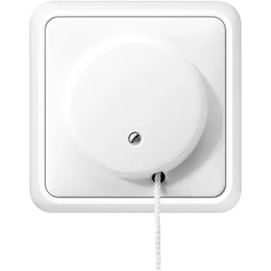 JUNG 5506 ZU WW trekschakelaar wissel met afdekraam CD500 alpine wit