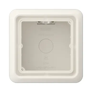 JUNG CD 581 A W opbouwbak 1-voudig CD500 creme