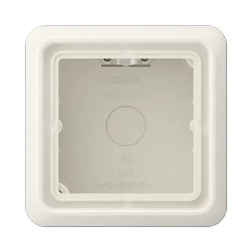 JUNG CD 581 A W opbouwbak 1-voudig CD500 creme
