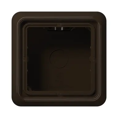 JUNG CD 581 A BR opbouwbak 1-voudig CD500 bruin