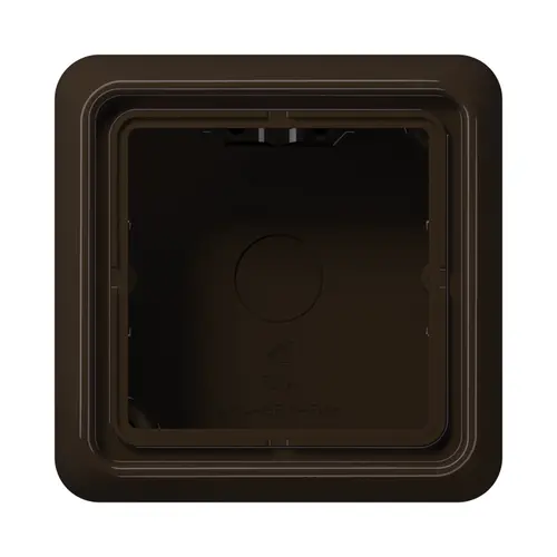 JUNG CD 581 A BR opbouwbak 1-voudig CD500 bruin