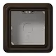 JUNG CD 581 A BR opbouwbak 1-voudig CD500 bruin