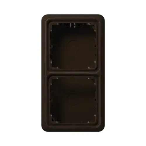 JUNG CD 582 A BR opbouwbak 2-voudig CD500 bruin