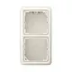 JUNG CD 582 A W opbouwbak 2-voudig CD500 creme