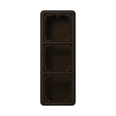 JUNG CD 583 A BR opbouwbak 3-voudig CD500 bruin