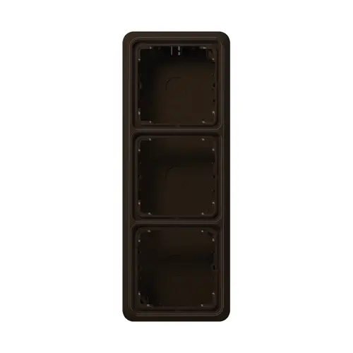 JUNG CD 583 A BR opbouwbak 3-voudig CD500 bruin