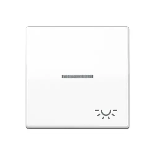 JUNG AS 591 KO5L WW schakelwip met lichtsymbool en controlevenster AS500 alpine wit