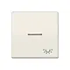 JUNG AS 591 KO5L schakelwip met lichtsymbool en controlevenster AS500 creme