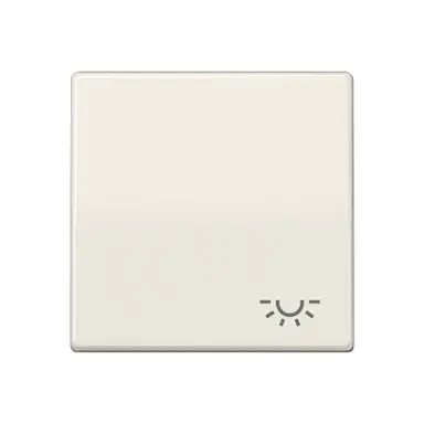 JUNG AS 591 L schakelwip met lichtsymbool AS500 creme