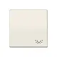 JUNG AS 591 L schakelwip met lichtsymbool AS500 creme