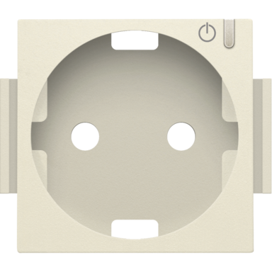 Niko 100-66930 afwerkingsset geconnecteerde wandcontactdoos cream