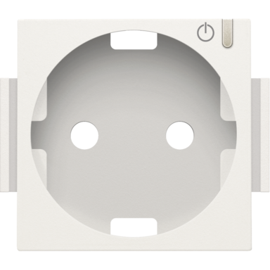 Niko 101-66930 afwerkingsset geconnecteerde wandcontactdoos white