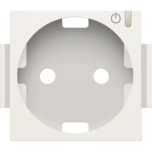 Niko 101-66930 afwerkingsset geconnecteerde wandcontactdoos white