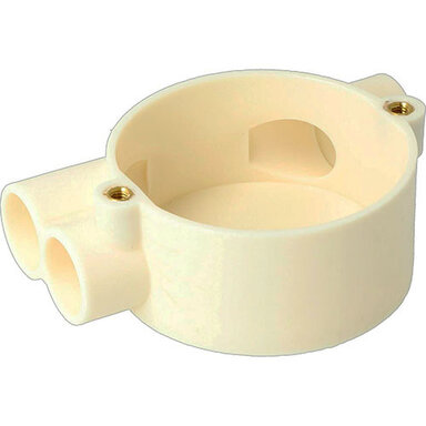 Attema AT2231 lasdoos trek top 16mm 2 links - 1 rechts creme