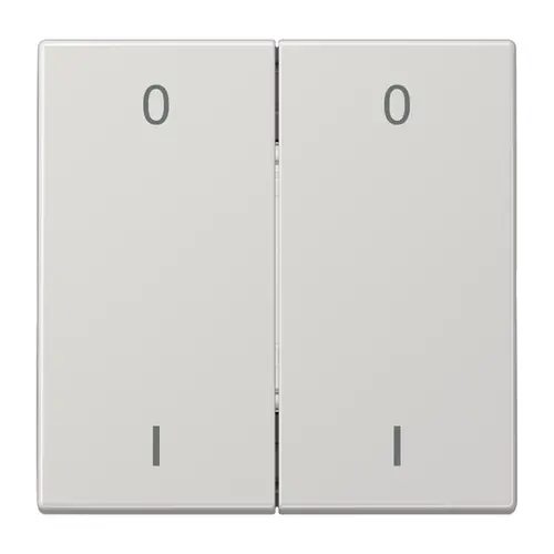 JUNG ENO LS 995-01 LG EnOcean draadloze wandzender 4-kanaals met symbolen 0-1 LS990 lichtgrijs