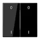 JUNG ENO LS 995-01 SW EnOcean draadloze wandzender 4-kanaals met symbolen 0-1 LS990 zwart glans