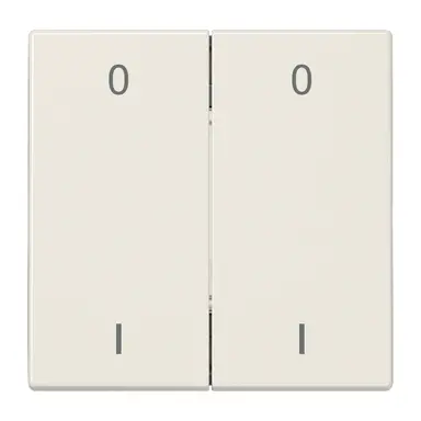 JUNG ENO LS 995-01 EnOcean draadloze wandzender 4-kanaals met symbolen 0-1 LS990 creme