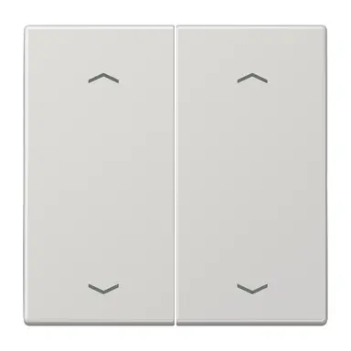 JUNG ENO LS 995 MP LG EnOcean draadloze wandzender 4-kanaals met pijlsymbolen LS990 lichtgrijs