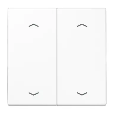 JUNG ENO LS 995 MP WW EnOcean draadloze wandzender 4-kanaals met pijlsymbolen LS990 alpine wit