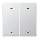 JUNG ENO AL 2995 MP-L EnOcean draadloze wandzender 4-kanaals met pijlsymbolen LS990 aluminium