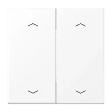 JUNG ENO LS 995 MP WWM EnOcean draadloze wandzender 4-kanaals met pijlsymbolen LS990 sneeuwwit mat